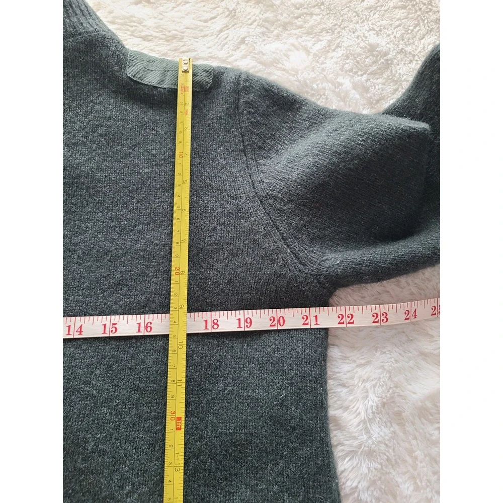 Beretta Mens XL Lambswool Lined Quarter Zip Shooting Sweater Green Hunting Top